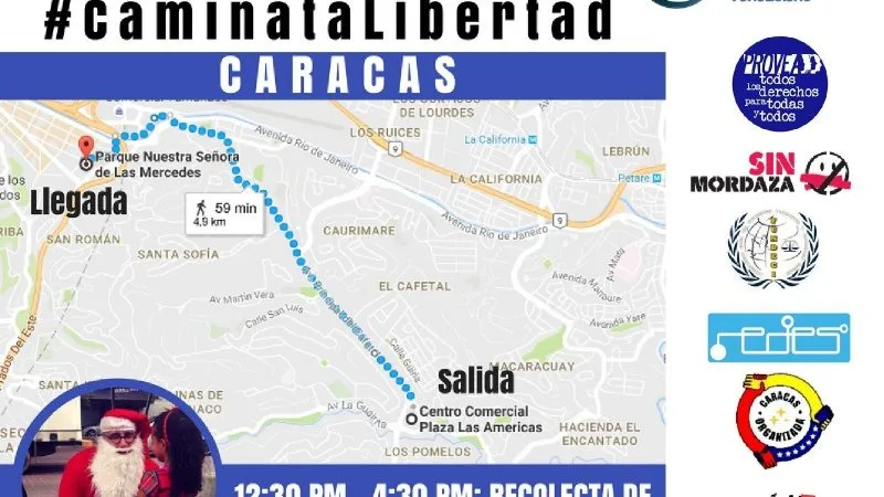Foro Penal invita a la “Caminata por la Libertad de los Presos Políticos”
