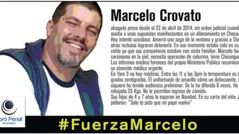 Abogado Marcelo Crovato recibe medida de arresto domiciliario (+Tuits)