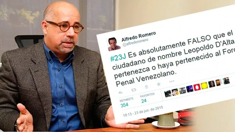 Foro Penal Venezolano desmiente cualquier vinculación con Leopoldo D’Alta