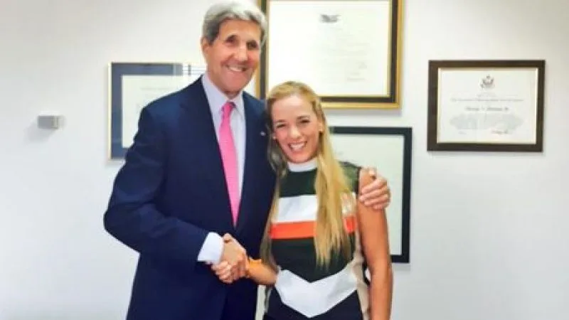 Lilian Tintori se reunió con John Kerry