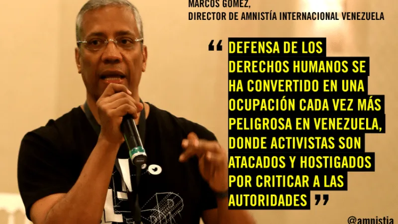 Amnistía Internacional ante la CIDH: Venezuela debe detener campaña contra personas defensoras de derechos humanos