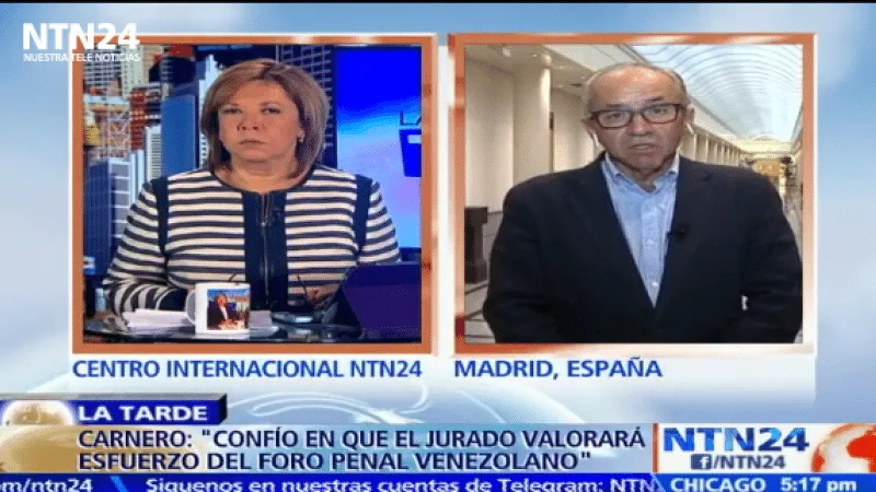 Senador español Dionisio García confía en que jurados del Premio Nobel de la Paz valoren el esfuerzo anónimo del Foro Penal Venezolano