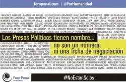 Foro Penal Venezolano: Los Presos Políticos no son fichas de negociación