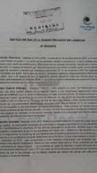 Estado de salud de algunos privados de libertad al 15 de marzo de 2015