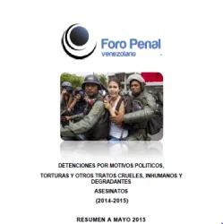 Informe Foro Penal Venezolano junio 2015