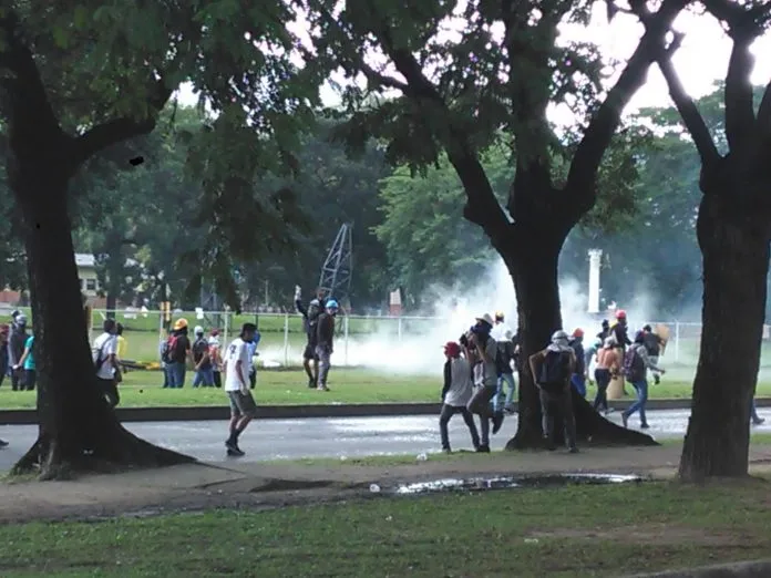 Al menos cinco detenidos tras marcha opositora en Naguanagua