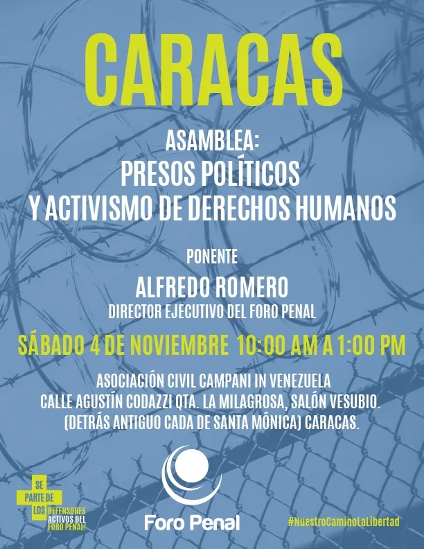 Presos Políticos y Activismo de Derechos Humanos, Distrito Capital