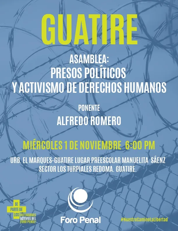 Presos Políticos y Activismo de Derechos Humanos, Guatire, Estado Miranda