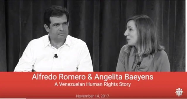 Alfredo Romero & Angelita Baeyens: "A Venezuelan Human Rights Story | Talks at Google