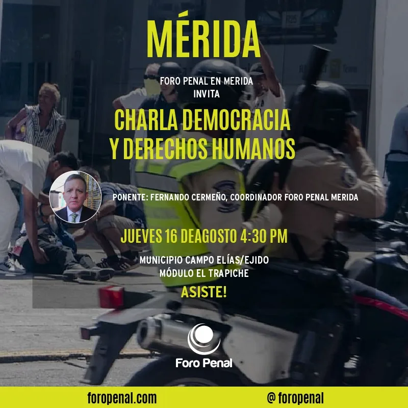 "Democracia y derechos humanos"  Mérida