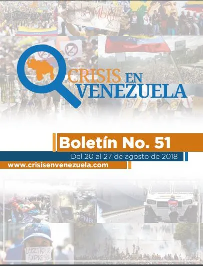 Boletín No. 51-  Del  20 al 27 de agosto 2018