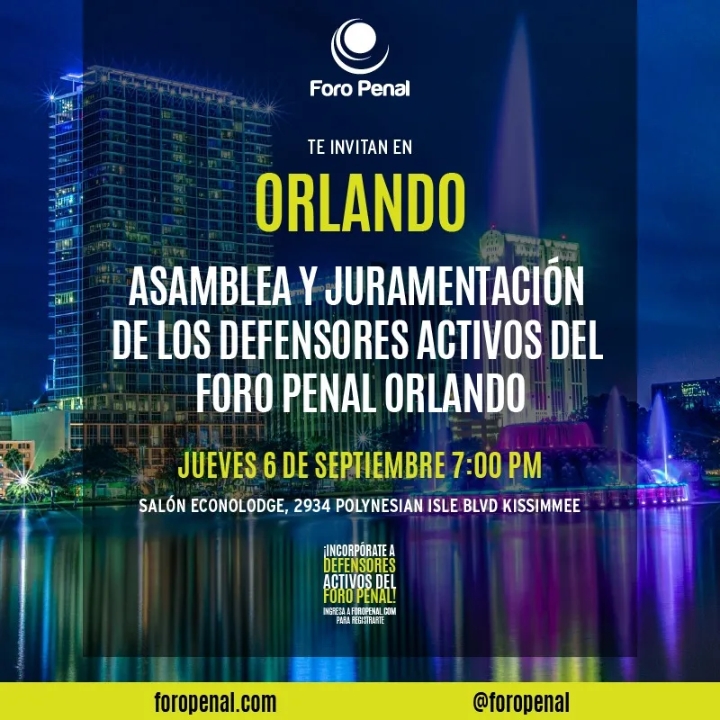 Constitución y juramentación equipo Foro Penal Orlando, Florida