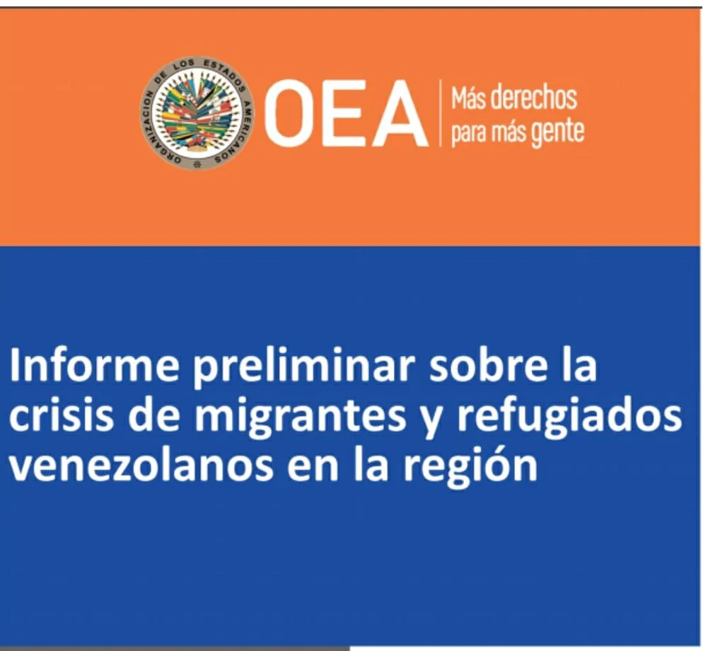 INFORME PRELIMINAR SOBRE LA CRISIS DE MIGRANTES Y REFUGIADOS VENEZOLANOS EN LA REGION