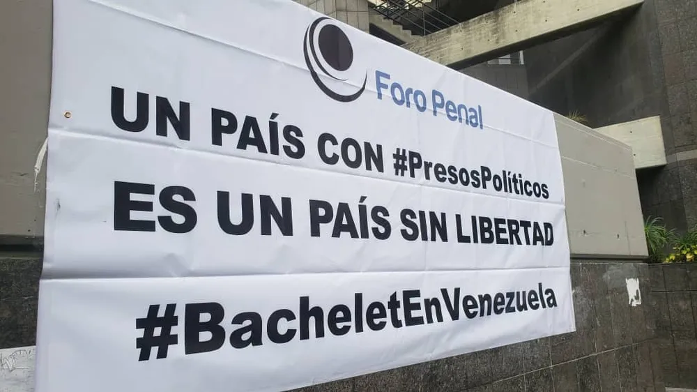 Concentración Familiares Presos Políticos en Caracas