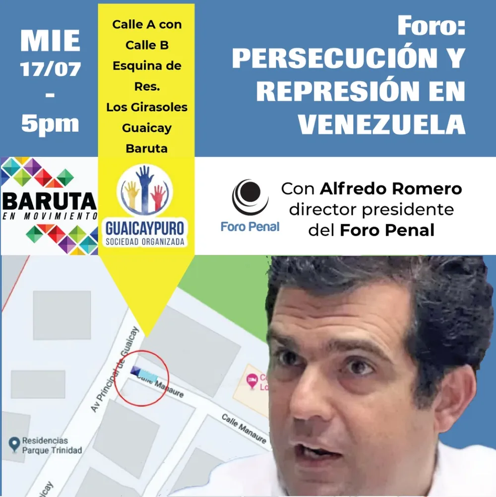 Foro "Persecución y Represión en Venezuela" Los Samanes - Caracas