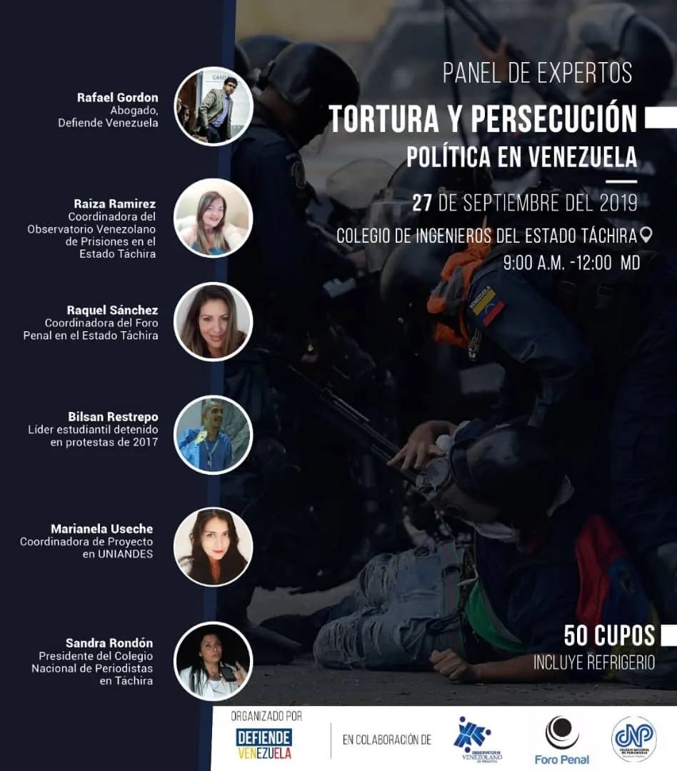 "Tortura y Persecución Política en Venezuela"- Táchira