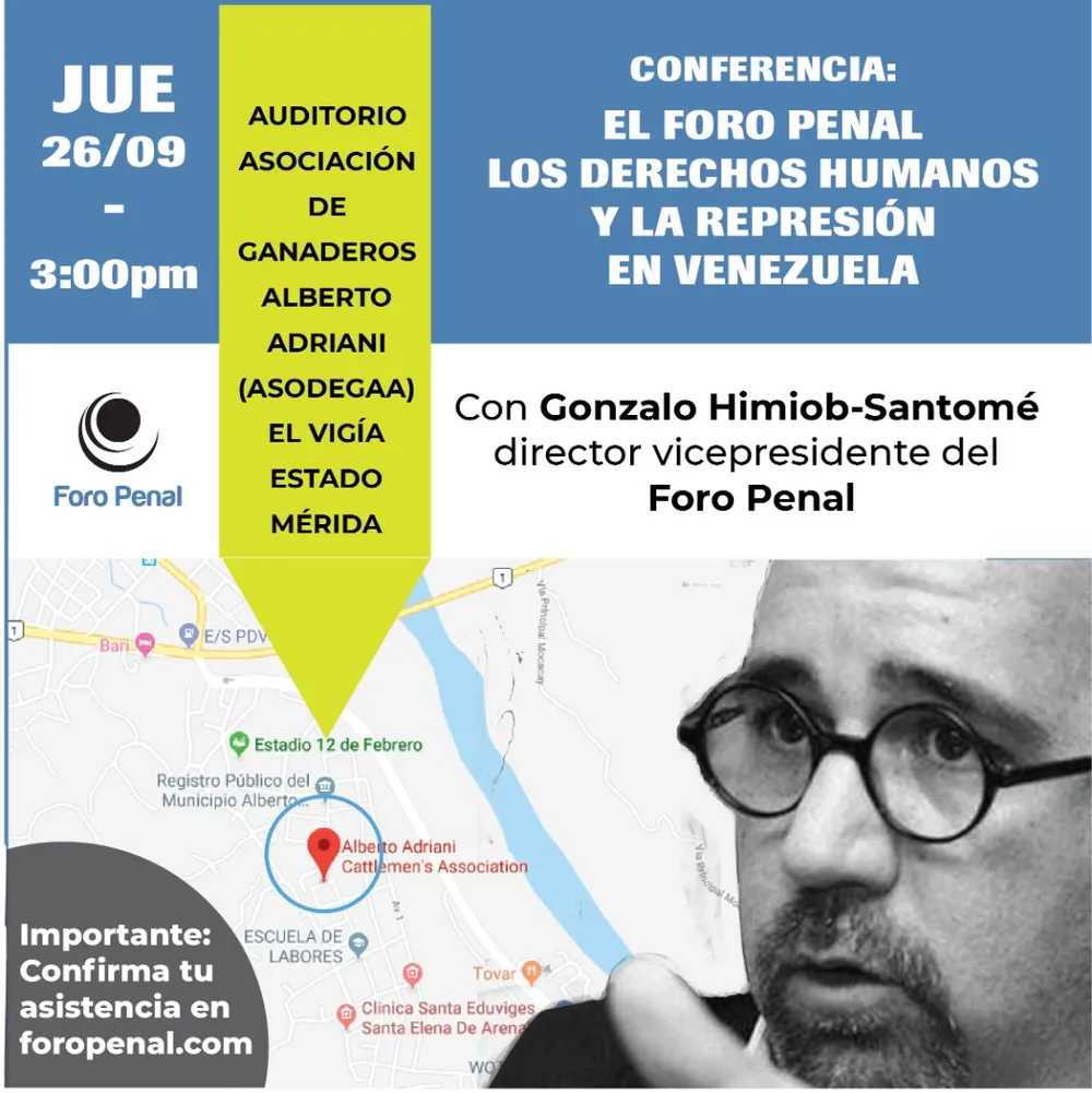 Conferencia “Protesta y Represión en Venezuela”  El Vigía - Mérida