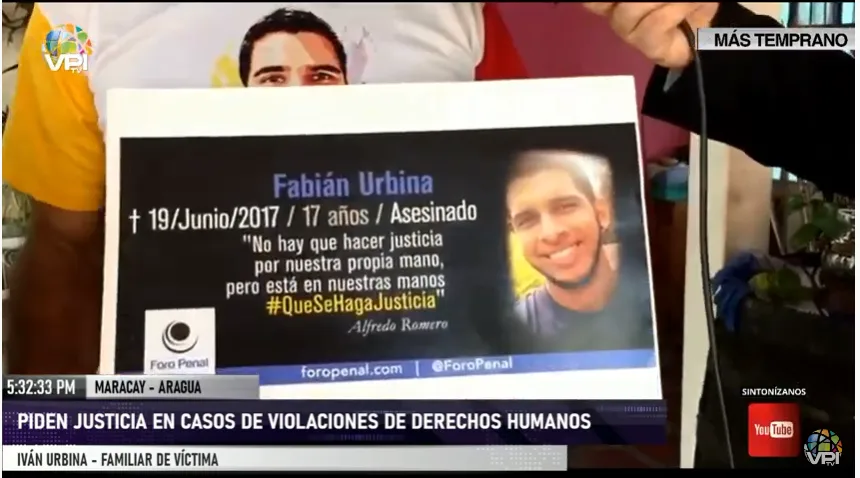 Aragua - Familiares piden justicia a casos de violación a los DD.HH. - VPItv