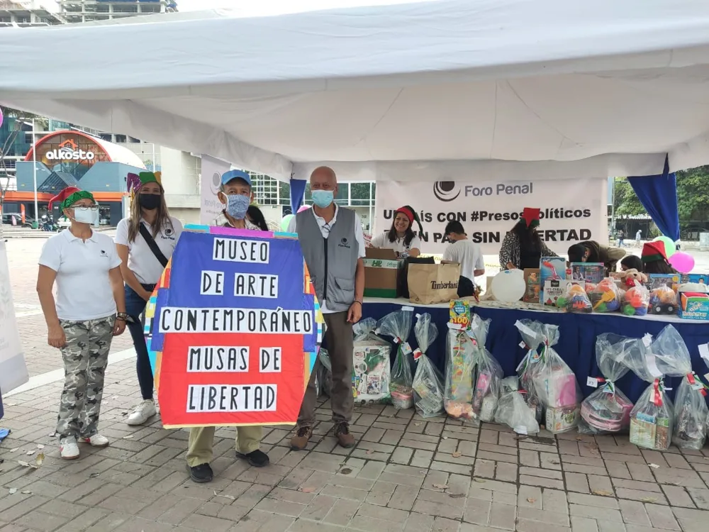 Entrega de Regalos a los Hijos de Presos Políticos en Venezuela 15 de diciembre de 2021