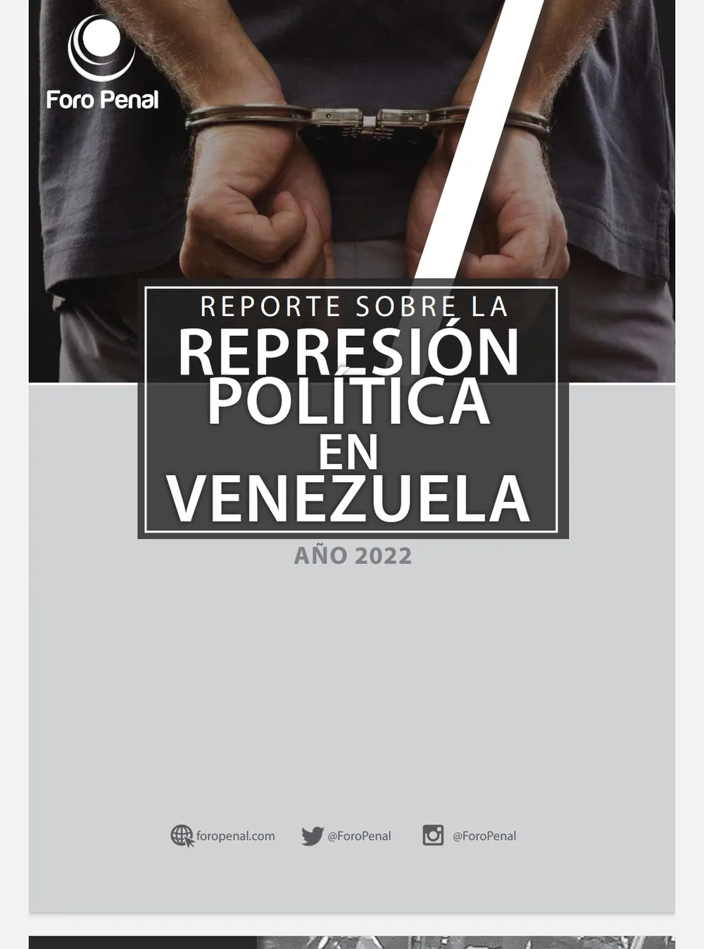 REPORTE SOBRE LA REPRESIÓN EN VENEZUELA. AÑO 2022