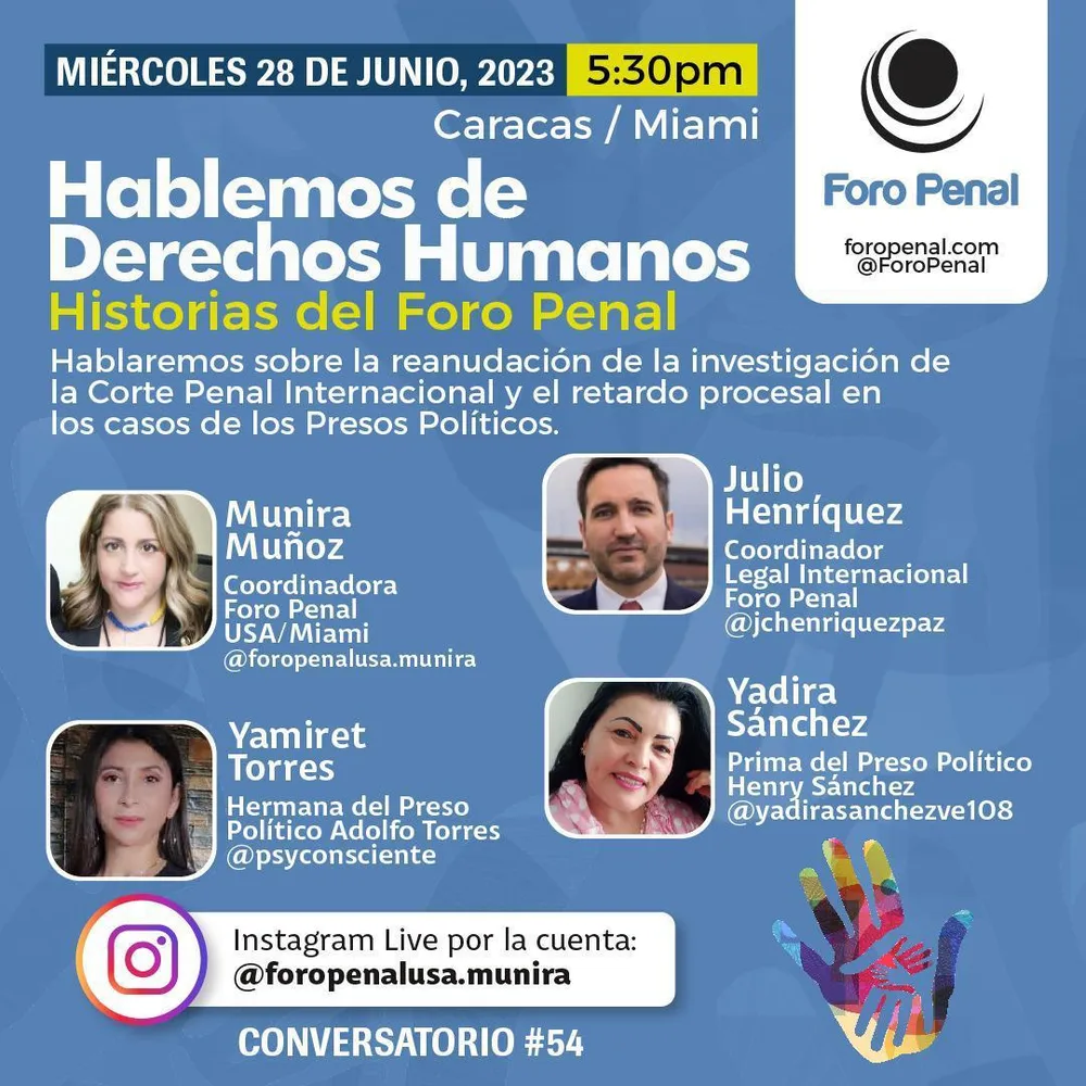 Historias del Foro Penal: Conversatorio 54
