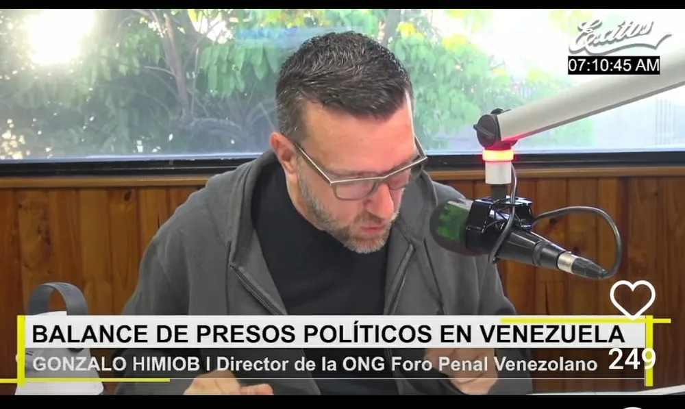 Balance de presos políticos en Venezuela/Gonzalo Himiob  en Circuito Éxitos