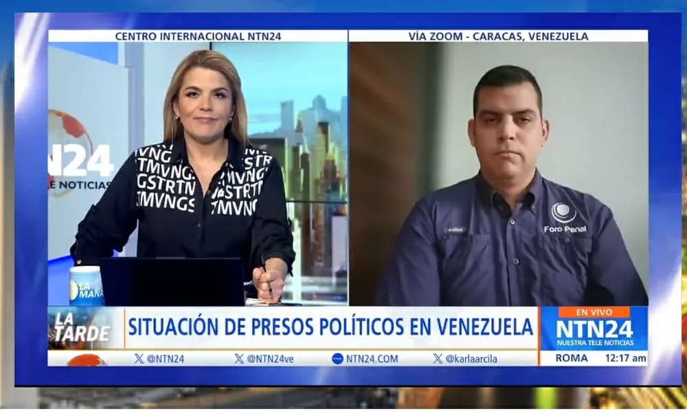 NTN24: 156 presos políticos en Venezuela viven sin una condena establecida, según Foro Penal