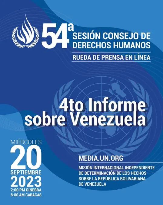 Informe de la misión internacional independiente de determinación de los hechos sobre la República Bolivariana de Venezuela. 20 de septiembre de 2023.