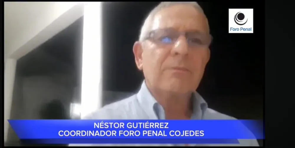 Néstor Gutiérrez coordinador Foro Penal Cojedes sobre Primarias2023.