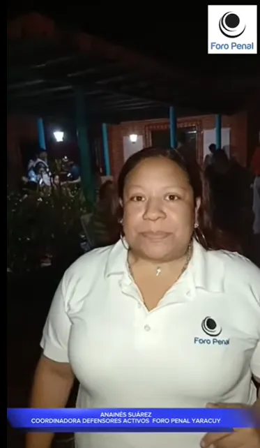 Anainés Sánchez, coordinadora de Defensores Activos del Foro Penal Yaracuy sobre Primarias 2023.