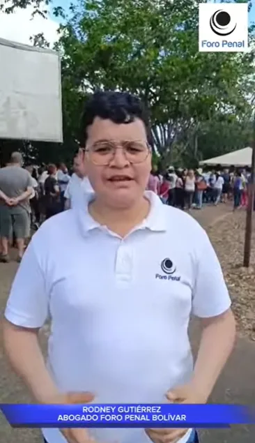 Rodney Gutiérrez, abogado del equipo Jurídico Foro Penal Bolívar, sobre Primarias 2023.