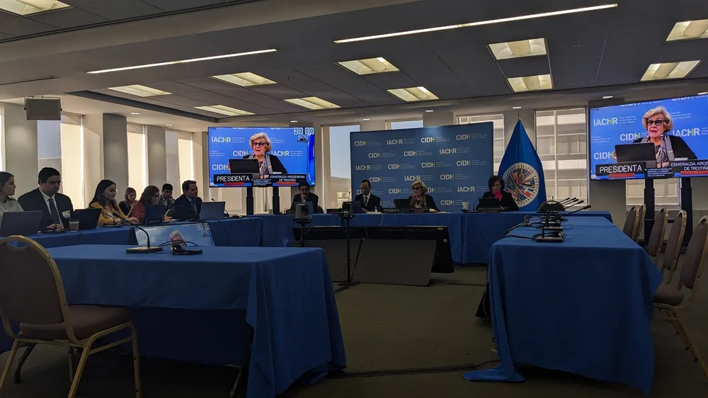 Audiencia  hoy  8 de noviembre de 2023 en el 188 Período CIDH.  Cierre del Espacio Cívico en Venezuela