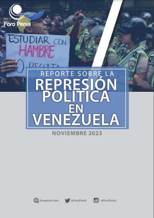 REPORTE SOBRE LA REPRESIÓN EN VENEZUELA. NOVIEMBRE 2023