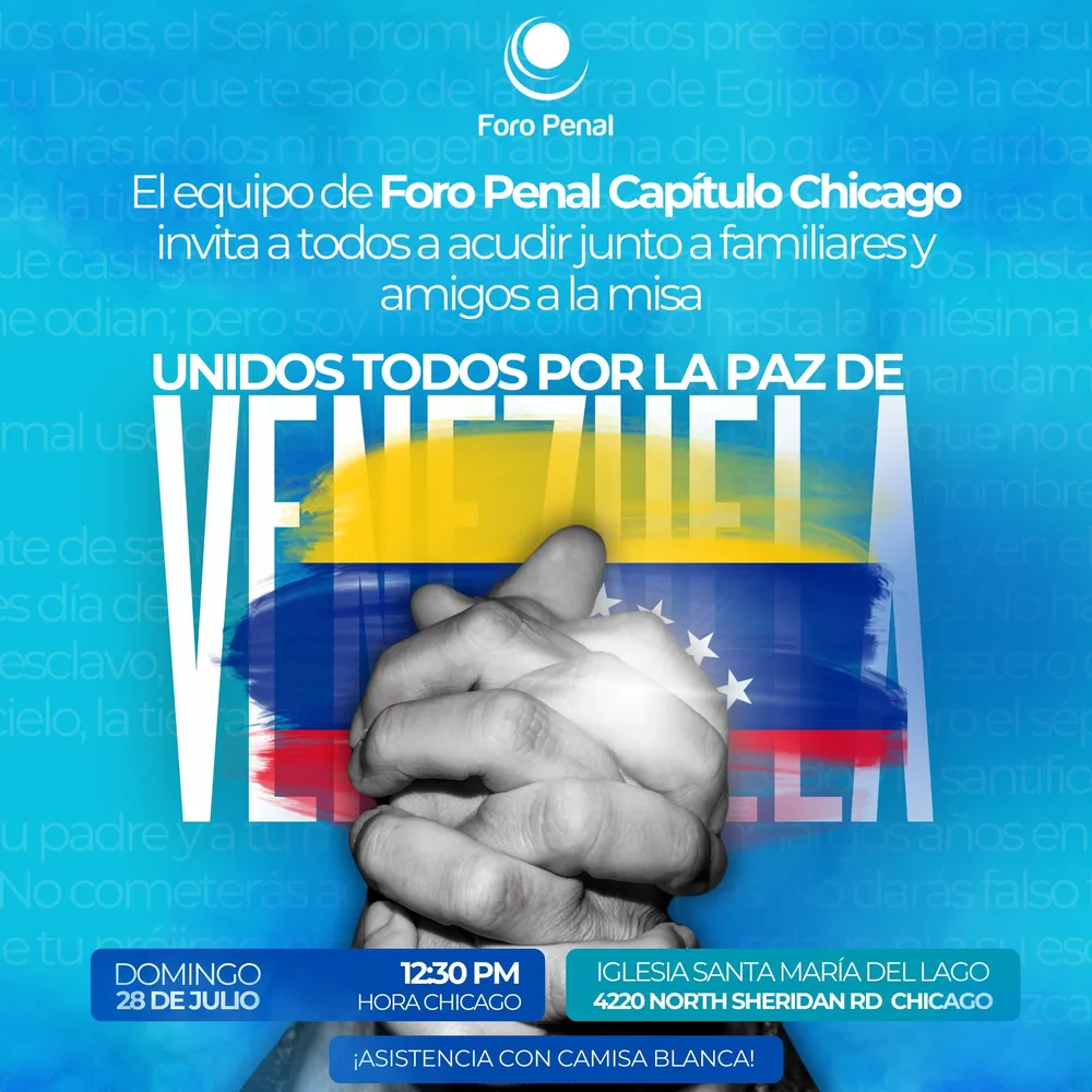 Foro Penal Capitulo Chicago: Misa por la Paz de Venezuela