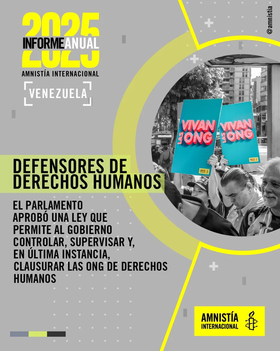 Informe Anual Amnistía Internacional- Capítulo Venezuela