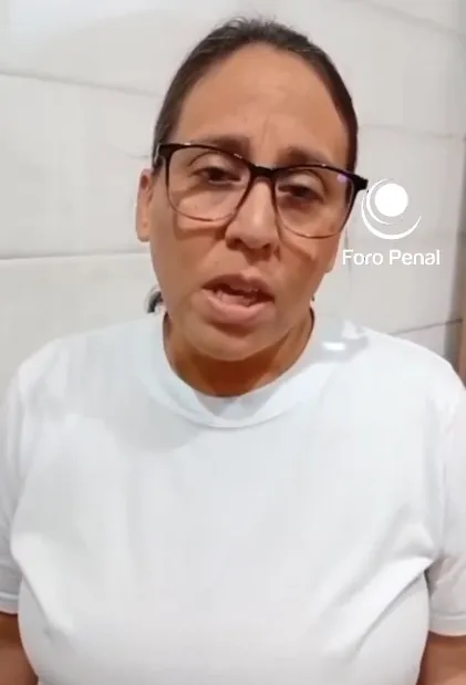 Martha Cambero, esposa del preso político Nicmer Evans 19/12/2025