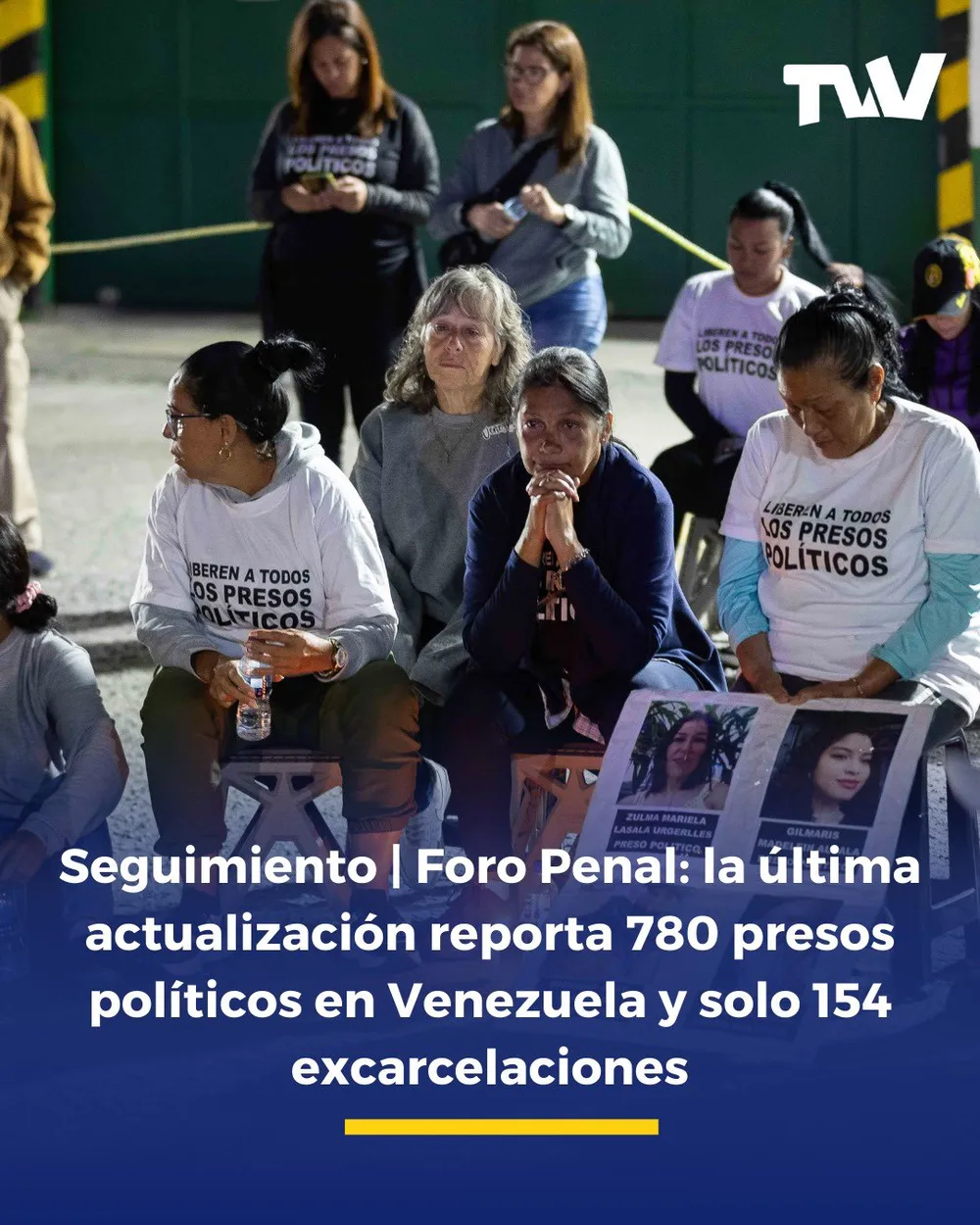 Foro Penal en seguimiento a la situación de Presos Políticos en Venezuela. TVVNoticias