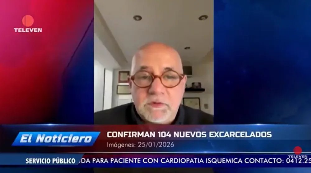 Confirman 104 nuevos excarcelados – El Noticiero emisión meridiana 26/01/26