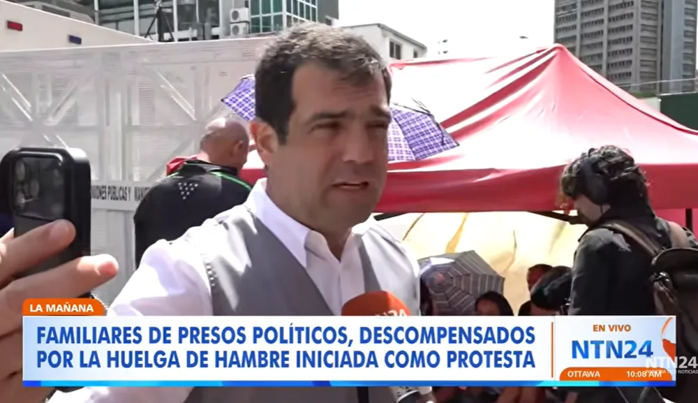 Protesta de familiares de presos políticos en Venezuela alcanza un punto crítico