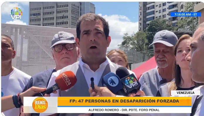 ONG Foro Penal denunció "opacidad y temor" en detenciones con motivos políticos