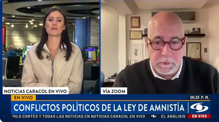 Noticias Caracol en dialogo con Gonzalo Himiob Santomè