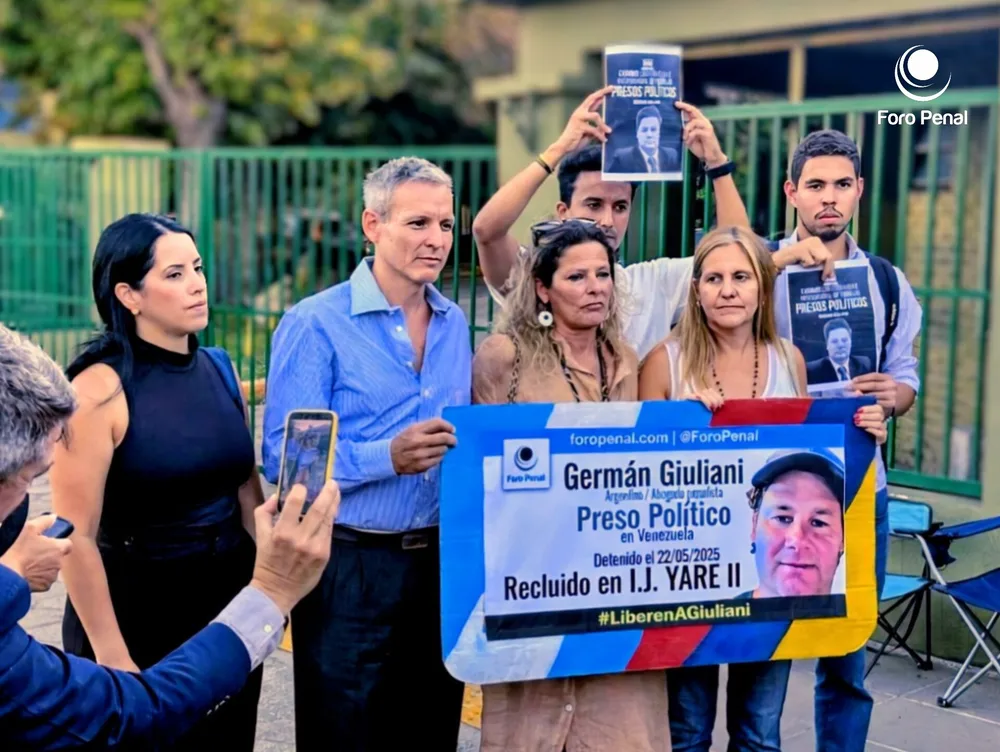 Abogado argentino 𝗚𝗲𝗿𝗺á𝗻 𝗗𝗮𝗿í𝗼 𝗚𝗶𝘂𝗹𝗶𝗮𝗻𝗶, especialista en derecho penal laboral, fue detenido arbitrariamente el 22 de mayo de 2025
