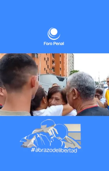Foro Penal confirma la excarcelación de XIOMARA DEL CARMEN ORTÍZ