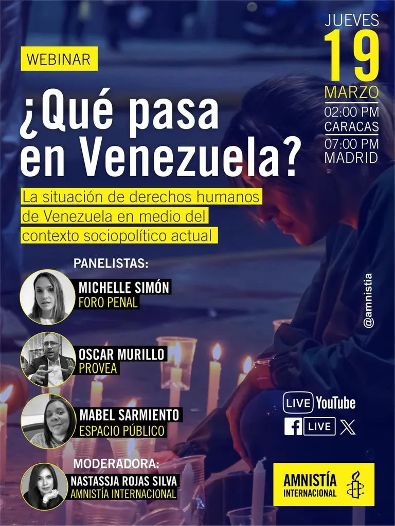 Amnistía Internacional  ¿Qué pasa en Venezuela?
