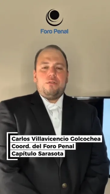 Cifras de represión al 30 de marzo 2026 por Foro Penal capitulo Sarasota, Florida