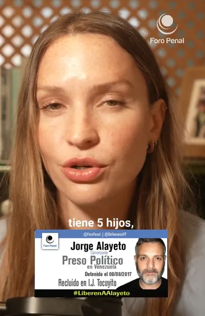 Foro Penal capitulo Madrid sobre el caso de Jorge Alayeto Bigott