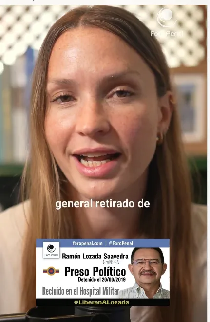 Foro Penal capítulo Madrid sobre el caso del General Ramón Lozada Saavedra