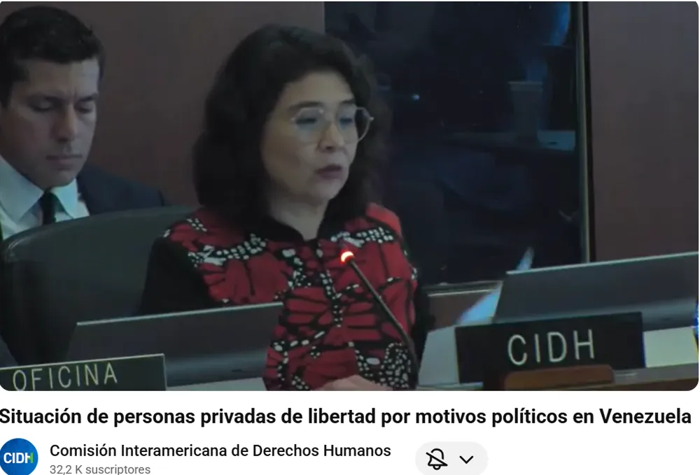 CIDH. Situación de personas privadas de libertad por motivos políticos en Venezuela.