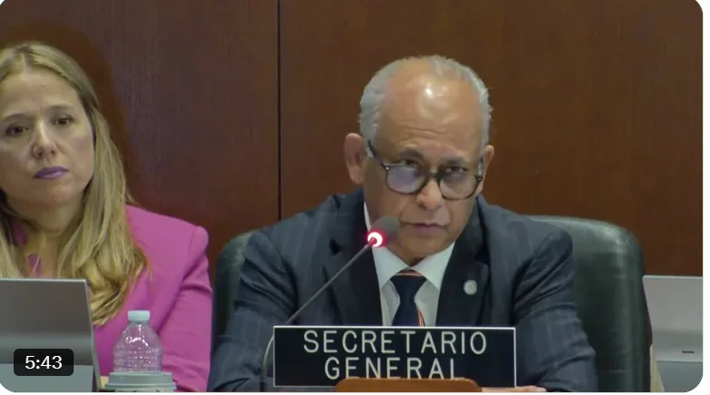 Secretario general de la OEA reafirma la situación de las personas privadas de libertad por razones políticas en Venezuela