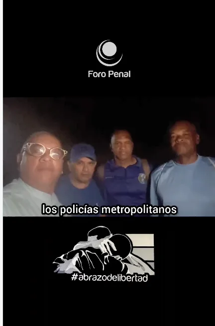 Foro Penal sobre la excarcelación de los policias metropolitanos. 19/5/2026